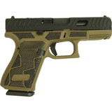 Glock V-Series Model 19 Kavorka, 9MM, 4.00" Ported Barrel, 15 Rds, FDE Cerakote - 757106326489 