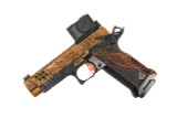 Tee Gun Vault Staccato Custom P “Black Ops” 9mm Ported Polished Copper / Black DLC with T7 Grips - 4091290 
