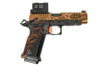 Tee Gun Vault Staccato Custom P “Black Ops” 9mm Ported Polished Copper / Black DLC with T7 Grips 
