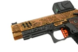 Tee Gun Vault Staccato Custom P “Black Ops” 9mm Ported Polished Copper / Black DLC with T7 Grips 