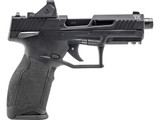 Taurus TX22 TORO, 22 LR, 4.6" Threaded Barrel, 22 Rds, Black w/ Viridian RFX-11 Green Dot - 725327944270 