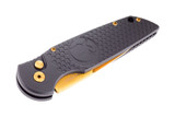 Pro-Tech TR-3 Nighthawk Custom Knife, Black, Magnacut TiN Gold Blade, Anodized Aluminum Handle, Black Lip Pearl Release - K211BG 
