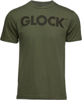 Glock Caliber Tee, Military Green, Ringspun Cotton, Short Sleeve, 2XL - 764503057533 