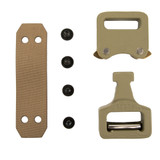 Blue Force Gear Grid COBRA Buckle Conversion Kit, Aluminum, Tan - 810073653566 
