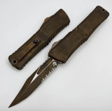 Microtech Combat Troodon Gen III Plague Outbreak Signature Series Partial Serrated, 9.50" Overall Length, Plague Outbreak Finish - 841768193821 