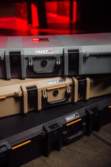 Pelican V730 Vault Case, Polyethylene High Impact Polymer, Tan 