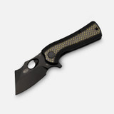 Bul Armory Mini Cleaver, Carbon Fiber with Gold Inlays, Black DLC Coating - KNF14 