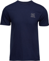 Glock Strong Tee, Navy Ringspun Cotton, Short Sleeve, Small - 764503057861 