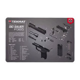 TekMat Sig Sauer P365 Pistol Mat, 11"x17", Black, Includes Microfiber TekTowel - 612409971708 