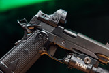 Alchemy Custom Weaponry Quantico HiCap Carry Commander, w/ Trijicon SRO 2.5 MOA & SureFire X300 Turbo B, 9MM, Threaded Barrel, 17 Rds 