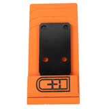 C&H Precision SWMP-57-EQ-HOLOK, Optic Mounting Plate, Anodized Finish - 616943736335 