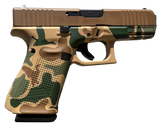 Glock G19 Gen5, 9MM, 4.02" Barrel, 15+1 Rds, Vintage Camo Brown Cerakote 