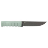 KA-BAR Dust II, Fixed Blade Knife, 5.25" Clip Point, Green Handle, Black Sheath - 617717261015 