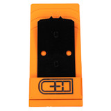 C&H Precision CPSGRX-RSH-FIL, Optic Mounting Plate, Black Anodized - 616943731446 