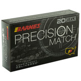Barnes Precision Match, 300 Winchester Magnum, 220 Gr, Open Tip Match Boat Tail, 20 Rds - 716876150908 