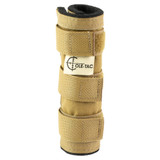 Cole-TAC Metal Python Suppressor Cover, 6.0", Coyote Brown - 638362939821 