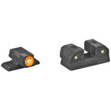 XS Sights R3D Night Sights, Orange Front Dot, Fits Sig P320, P365, P225, P226, XD, XDm, XDs, FN 509 - 647533046527 