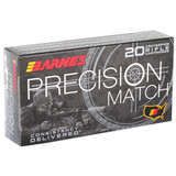 Barnes Precision Match, 308 Winchester, 175 Gr, Open Tip Match Boat Tail, 20 Rds - 716876150885 