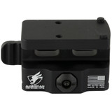 American Defense Mfg. AD-RMR Lightweight QD Mount, Fits Trijicon RMR, Co-Witness Height, Black - 810008517475 