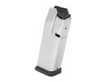 Springfield Hellcat Pro Magazine, 15 Rounds, Silver Stainless Steel - 706397958626 