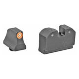 XS Sights R3D, Suppressor Height, Orange Front, Black Rear - 647533046787 