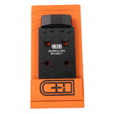 C&H Precision V4, Optic Mounting Plate, Fits Walther PDP 2.0 to Holosun EPS/EPS Carry, Anodized Finish, Black - 616943734935 