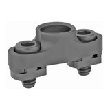 GrovTec Flanged Push Button Base, Full Rotation, M-LOK, Type III Anodized Black - 811071011945 