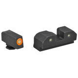XS Sight Systems RD3 Night Sights Orange - Glock 17 19 22-24 26 27 31-36 38 - 647533046466 