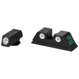 Meprolight Tru-Dot, Fixed Night Sight Set, Green/Orange, Matte Finish - 840103135359 