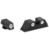 Meprolight Tru-Dot, Fixed Night Sight Set, Green/Orange, Matte Finish - 840103135359 
