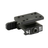 American Defense Mfg. Lightweight TR, Quick Detach Mount, Co-Witness, RMSc Footprint, Anodized Finish, Black - 810104930680 