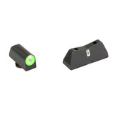 XS Sights DXT2 Pro, Green Dot, Tritium Front/Rear, Black Nitride Finish - 647533001106 