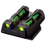 Hi-Viz HIVIZ LTWV GRN/RD/BLK CZ75/85/P-01, Rear Sight, Green, Red, Black LitePipes - 613485589320 