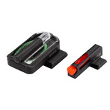 Hi-Viz FastDot H3, Tritium/Fiber Optic Night Sights, Red/Green, Sig P320/P365 - 613485590425 