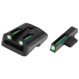 Truglo Brite-Site TFO Novak 1911 GVT, Green Dot, Tritium/Fiber Optic, Steel - 788130019474 
