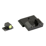XS Sights R3D 2.0, Tritium Night Sight, Green Front Outline, Black Nitride Finish - 647533004145 