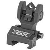 TROY Di-Optic Folding Rear Sight, Tritium, Black Finish - 812699011683 
