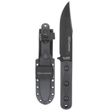 KA-BAR EK Commando EK50, Fixed Blade Knife, 5.06" Clip Point Blade, Black Ultramid Handle, Celcon Sheath - 617717201509 