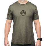 Magpul MAG1115-317-S Icon Logo T-Shirt, Cotton/Polyester, Short Sleeve, OD Green, Small - 840815124504 