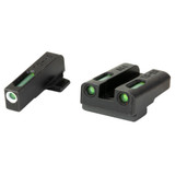TruGlo Brite-Site TFX, Fits Sig P365, CNC-Machined Steel, Contrasting Red Front and Green Rear - 788130027295 