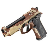 Beretta 92XI American Combat, 9MM, 4.70" Barrel, 18 Rds, Chocolate Chip Cerakote - 082442989211 