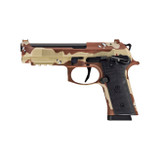 Beretta 92XI American Combat, 9MM, 4.7" Barrel, 10 Rds, Chocolate Chip 