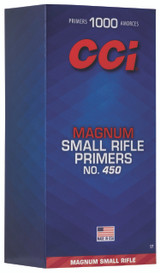 CCI 0017 Magnum Rifle No. 450 Small Magnum Rifle Multi Caliber, 1000 Rounds - 076683500175 