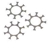 Ruger Moon Clip, Stainless Steel, 9mm Luger, 8 Rds, 3 Pack - 736676907199 