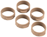 Strike Bang Band Mini, Flat Dark Earth Rubber, 5 Pack - 793811765106 