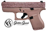 GLOCK 42, .380 ACP, 3.25" Barrel, 6 Rds, Rose Gold Glitter - 151550026654 
