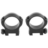 Warne Mountain Tech 34mm Medium Matte Rings, Lightweight, Black Anodized - 656813105397 