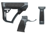 Daniel Defense 2810206145012, Collapsible Buttstock Kit, Tornado Gray 