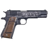 Auto Ordnance 1911 Revolution, .45ACP, 5.00" Barrel, 7 Rds, Distressed Midnight Blue Cerakote - 602686422253 