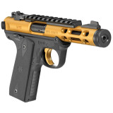 Ruger Mark IV 22/45 Lite, .22 LR, 4.40" Barrel, 10 Rds, Gold Anodized - 736676439263 